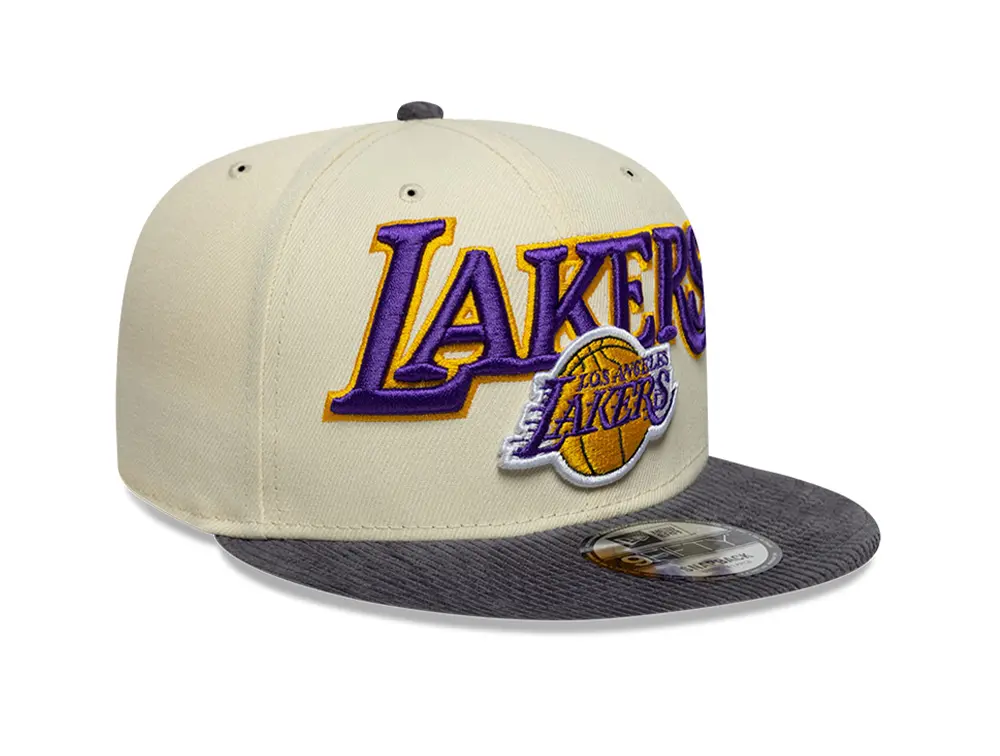 Jockey New Era Nba 950 Los Angeles Lakers Unisex Beige - Image 4
