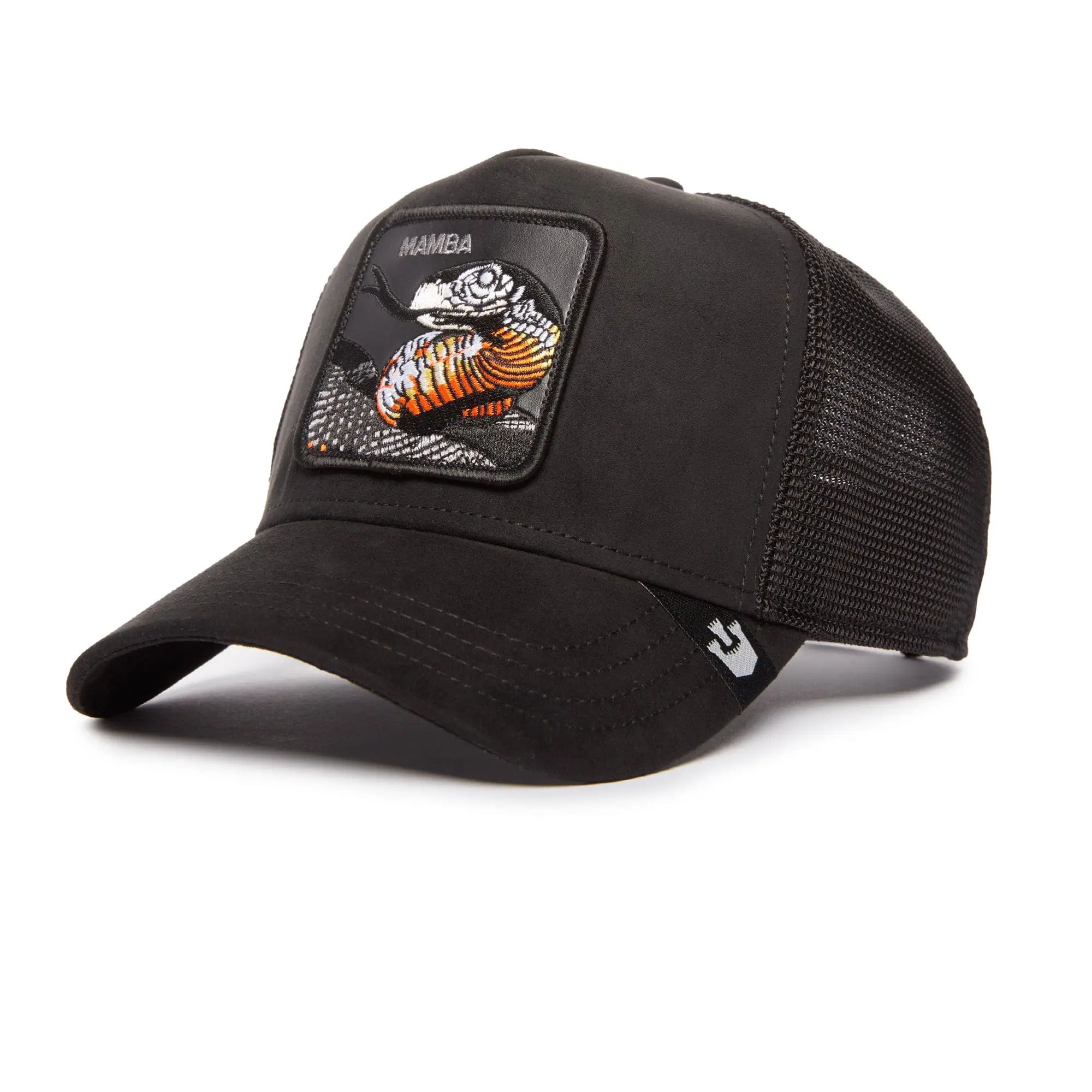 Jockey Trucker Goorin Bros The Suede Mamba Unisex Negro