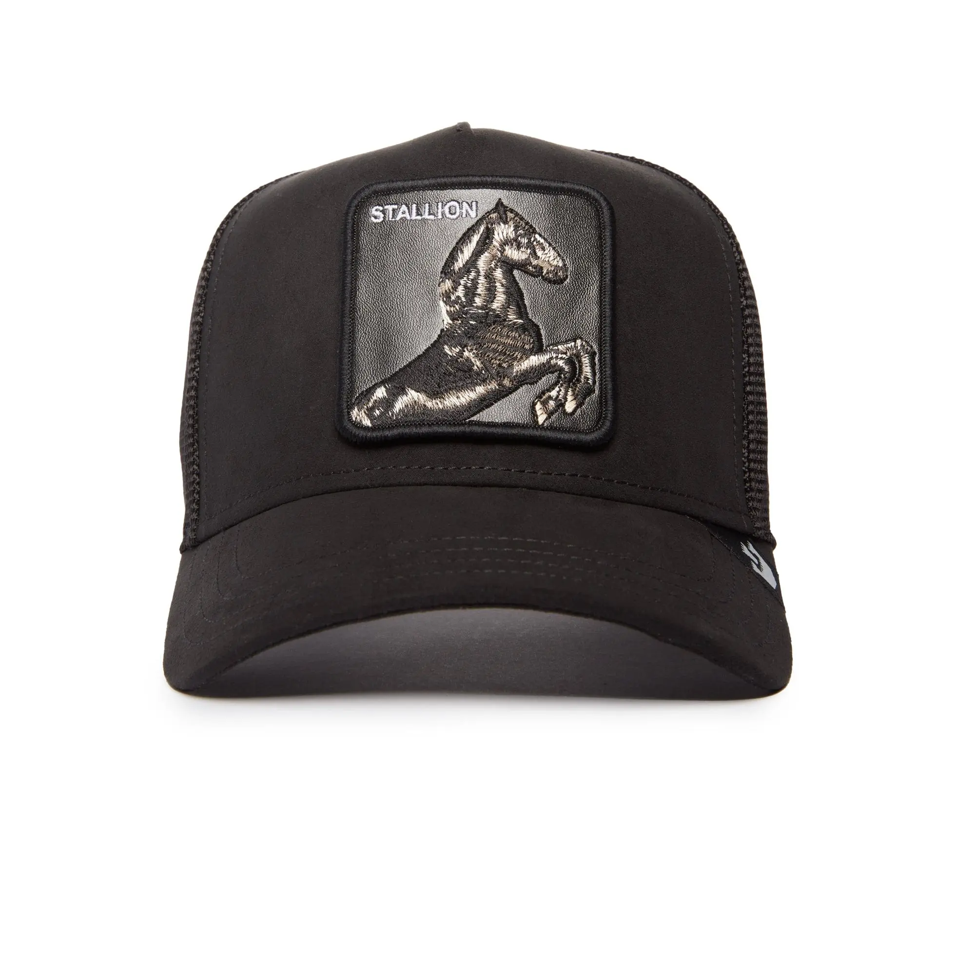 Jockey Trucker Goorin Bros The Suede Stallion Unisex Negro - Image 2