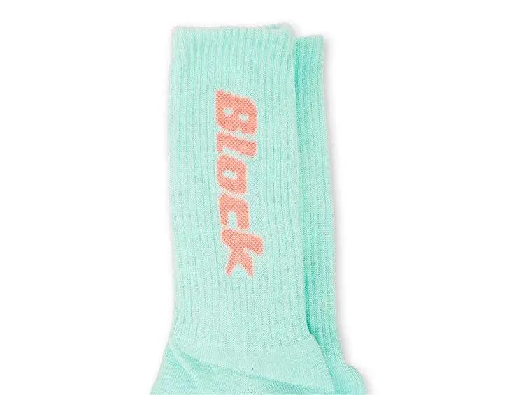 Calcetin Largo Block Unisex Aqua - Image 5