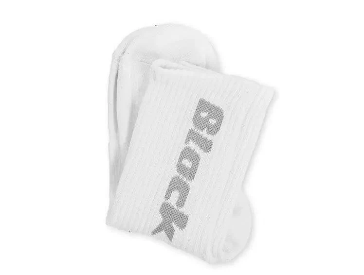 Calcetin Largo Block Unisex Blanco - Image 6
