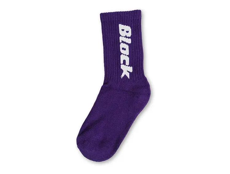 Calcetin Largo Block Unisex Morado - Image 3