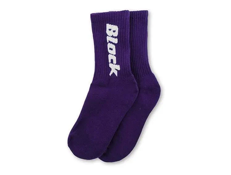 Calcetin Largo Block Unisex Morado - Image 5