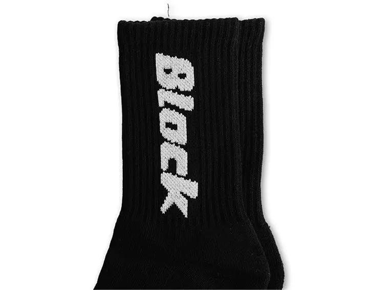 Calcetin Largo Block Unisex Negro - Image 3