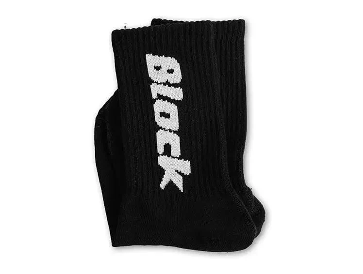 Calcetin Largo Block Unisex Negro - Image 4