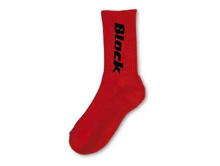 Calcetin Largo Block Unisex Rojo - Image 7
