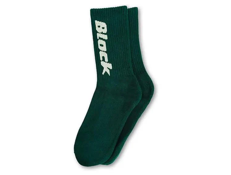 Calcetin Largo Block Unisex Verde - Image 2