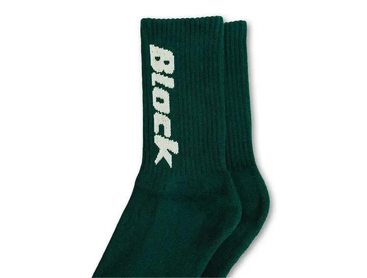 Calcetin Largo Block Unisex Verde - Image 3