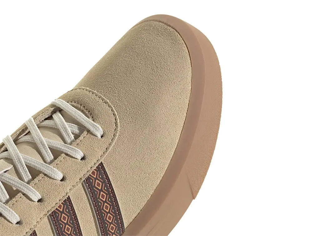 Zapatilla Adidas Court Plataforma Suede mujer Cafe - Suela Gum - Image 2