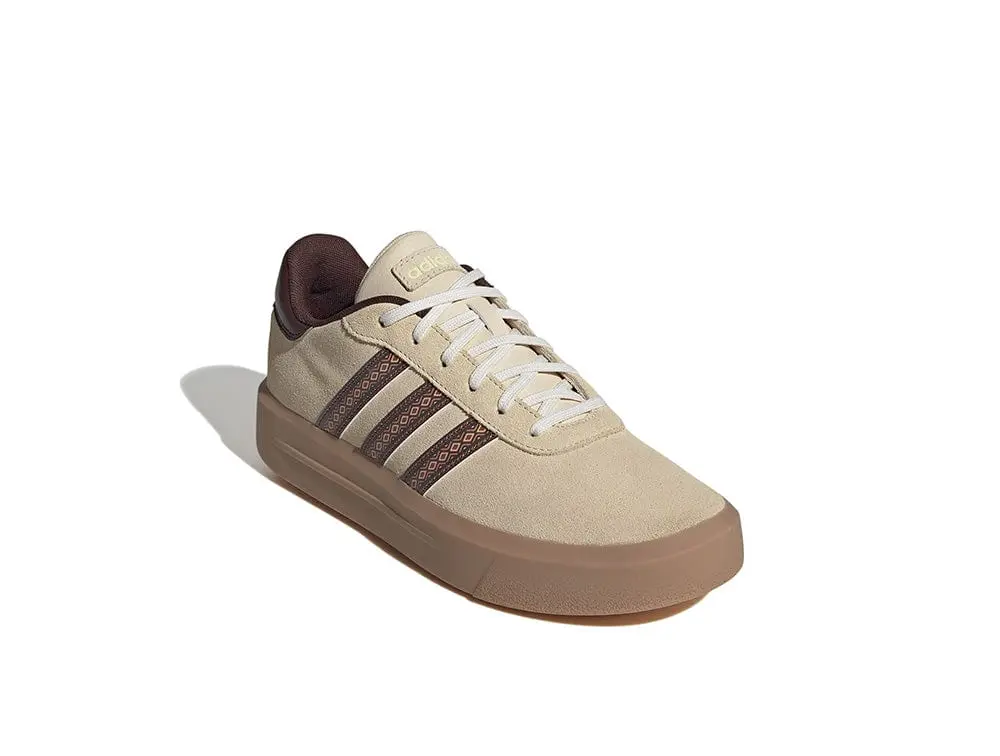Zapatilla Adidas Court Plataforma Suede mujer Cafe - Suela Gum - Image 6