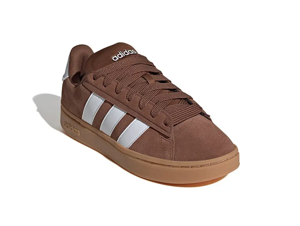 Zapatilla Adidas Grand Court Alpha 00S Hombre Café/Blanco/Suela Gum - Image 6