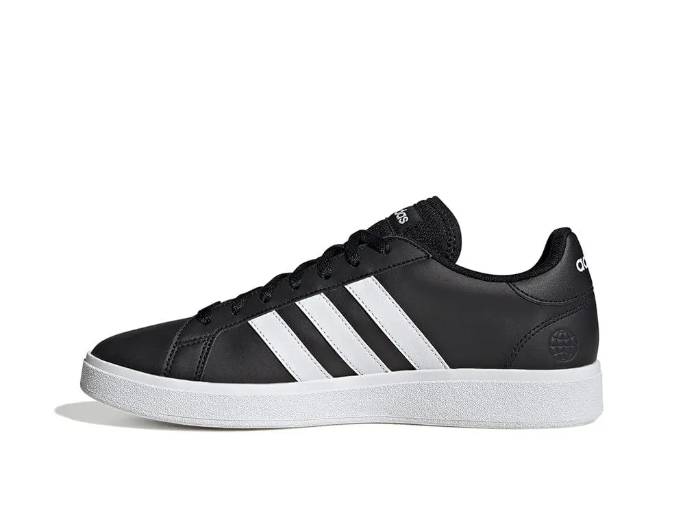Zapatilla Adidas Grand Court Base 2.0 Hombre Negro - Blanco - Image 2