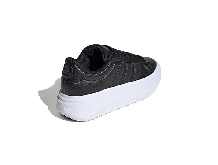 Zapatilla Adidas Grand Court Plataforma Cuero Mujer Negro - Image 11