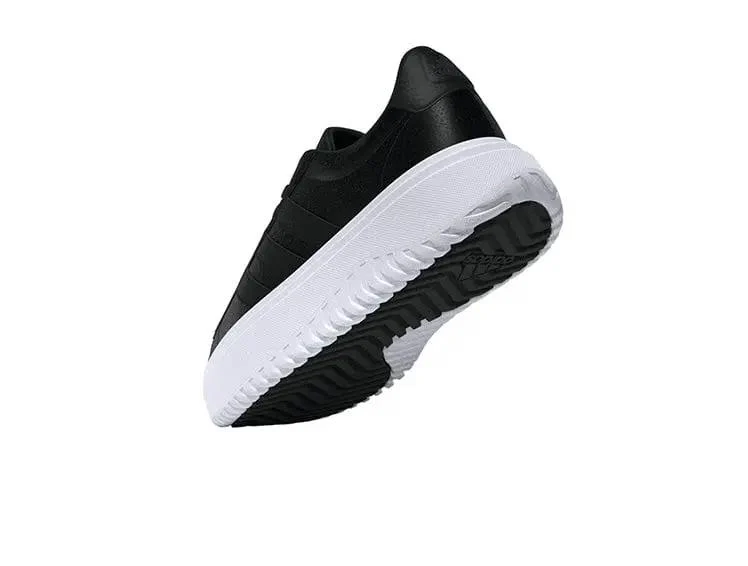 Zapatilla Adidas Grand Court Plataforma Cuero Mujer Negro - Image 6