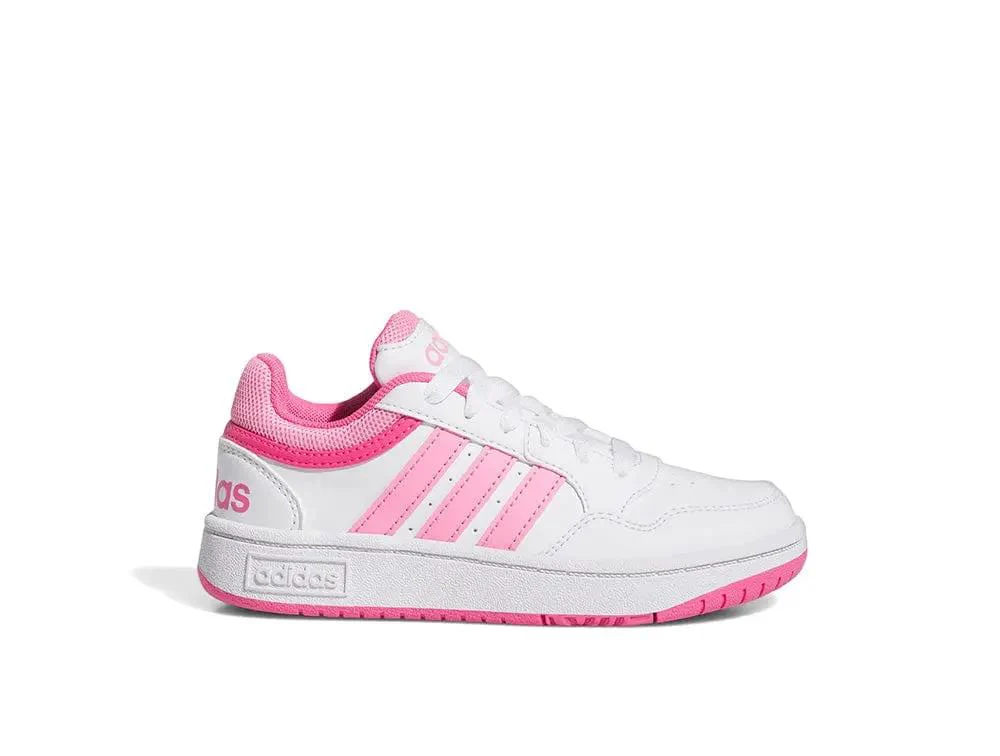 Zapatilla Adidas Hoops 3.0 Niños Blanco