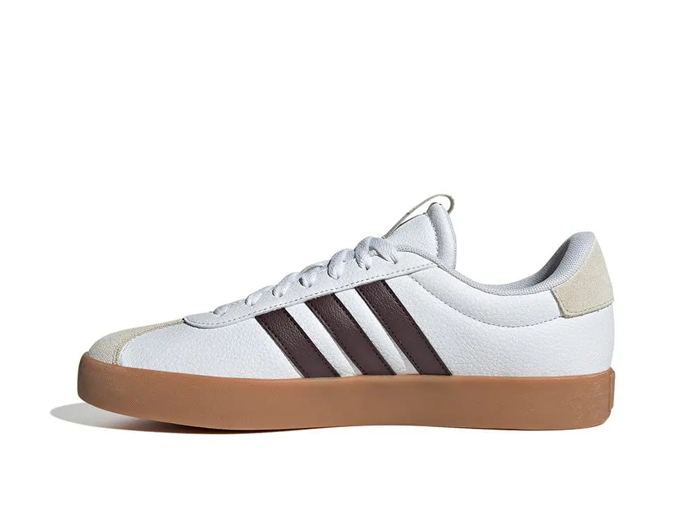 Zapatilla Adidas Vl Court 3.0 Hombre Blanco - Azul - Suela Gum - Image 2