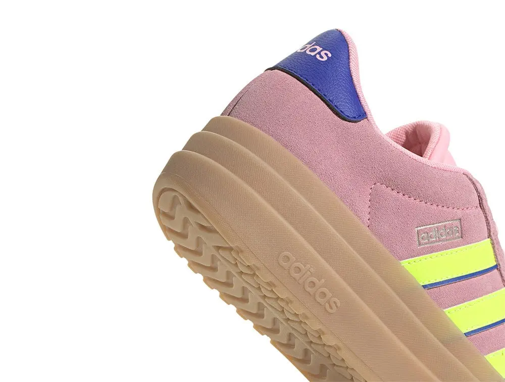 Zapatilla Adidas Vl Court Bold Mujer Rosado - Amarillo - Suela Gum - Image 4