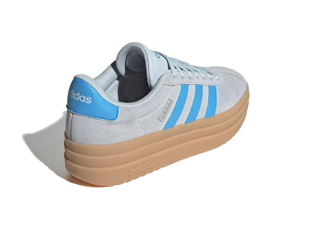 Zapatilla  Adidas Vl Court Bold Plataforma Mujer Gris - Celeste - Suela Gum - Image 5