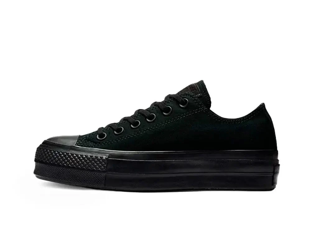 Zapatilla Converse Chuck Taylor Lift Mujer Mono Negro Plataforma - Image 3