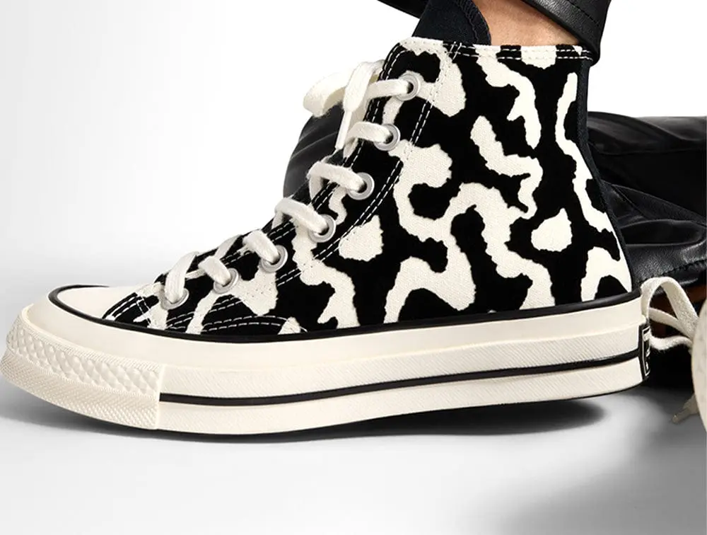 Zapatilla Converse Chuck 70 Lavish Leopard Mujer Negro - Blanco - Image 2