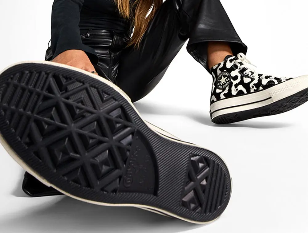 Zapatilla Converse Chuck 70 Lavish Leopard Mujer Negro - Blanco - Image 6