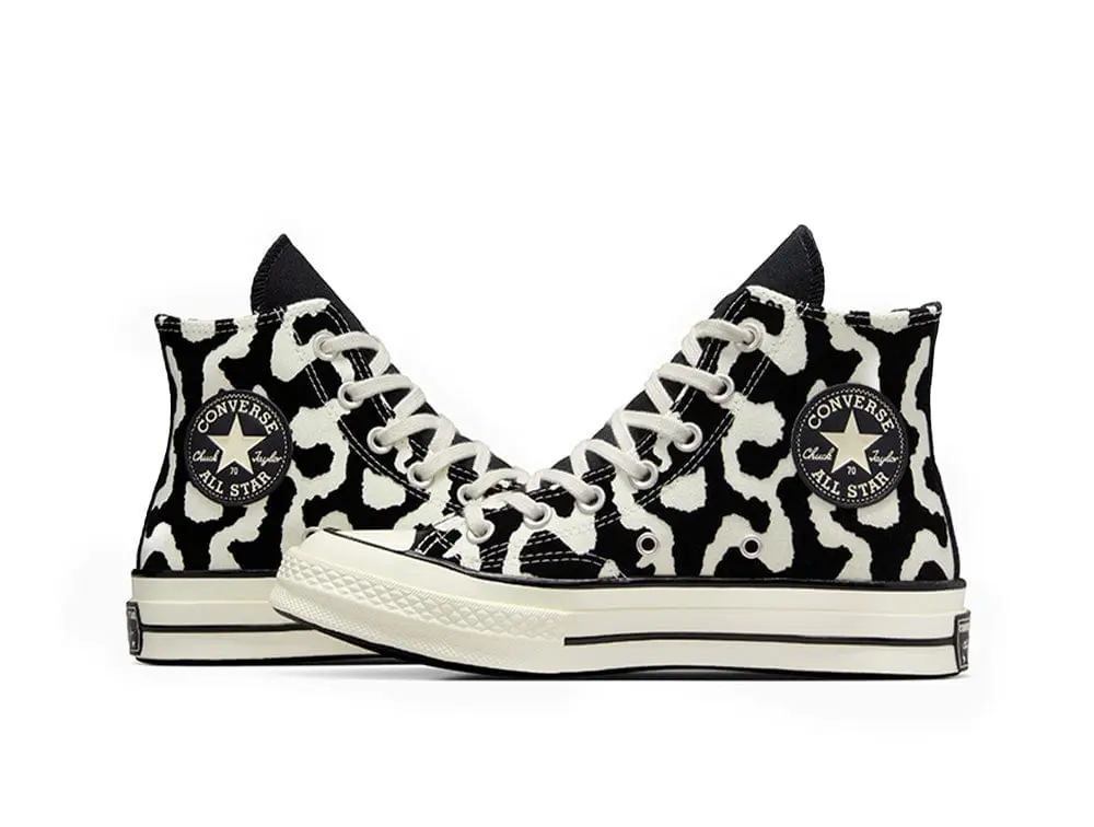 Zapatilla Converse Chuck 70 Lavish Leopard Mujer Negro - Blanco - Image 8