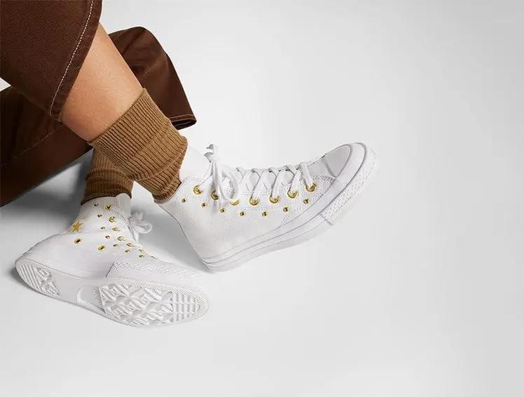 Zapatilla Converse Chuck 70 Studded Mujer Blanco - Image 2