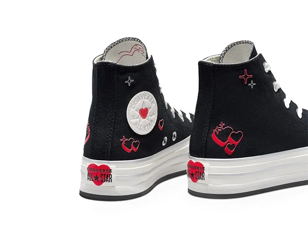 Zapatilla Converse Chuck Taylor Plataforma Mujer Negro - Image 3