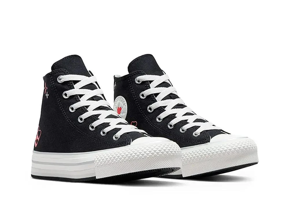 Zapatilla Converse Chuck Taylor Plataforma Mujer Negro - Image 7