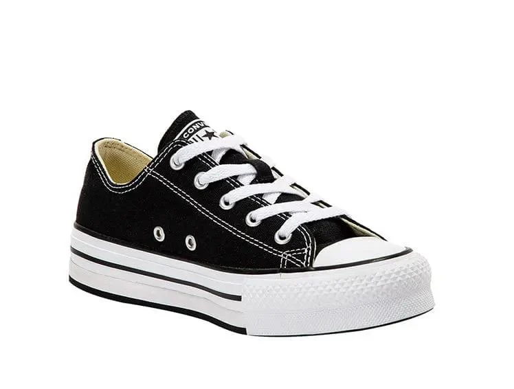Zapatilla Converse Chuck Taylor Plataforma Niños Negro - Image 5