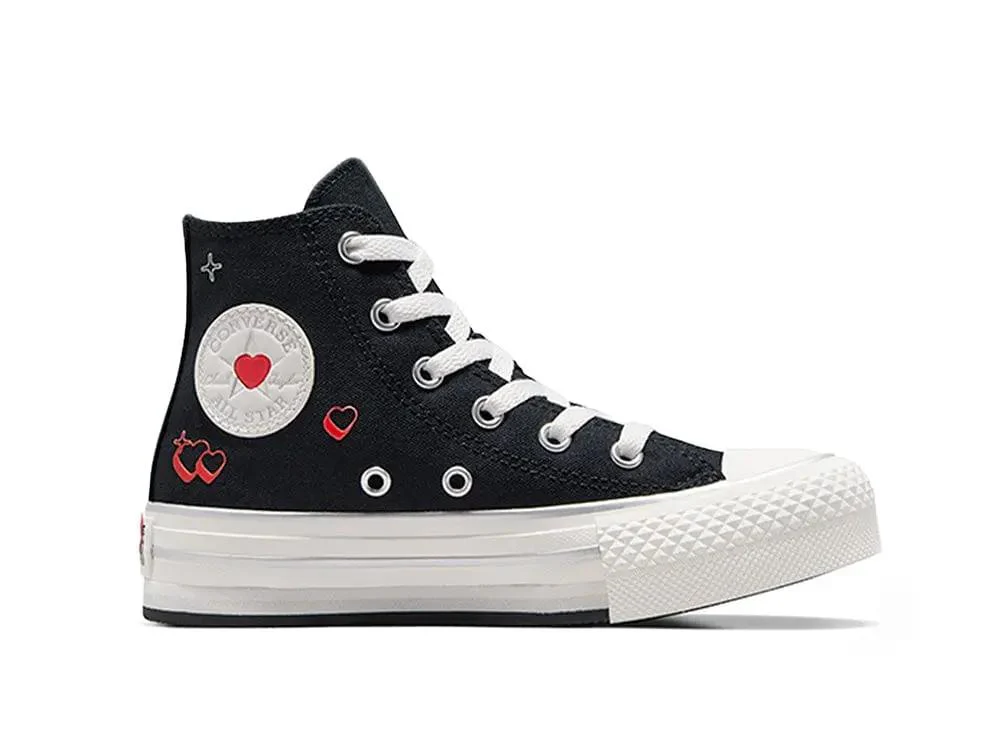Zapatilla Converse Chuck Taylor Plataforma Niños Negro