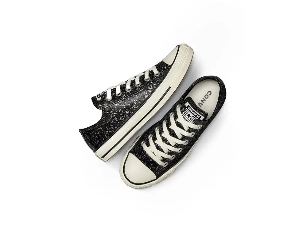 Zapatilla Converse Chuck Taylor Mujer Glitter Shinefetti Negro - Image 5