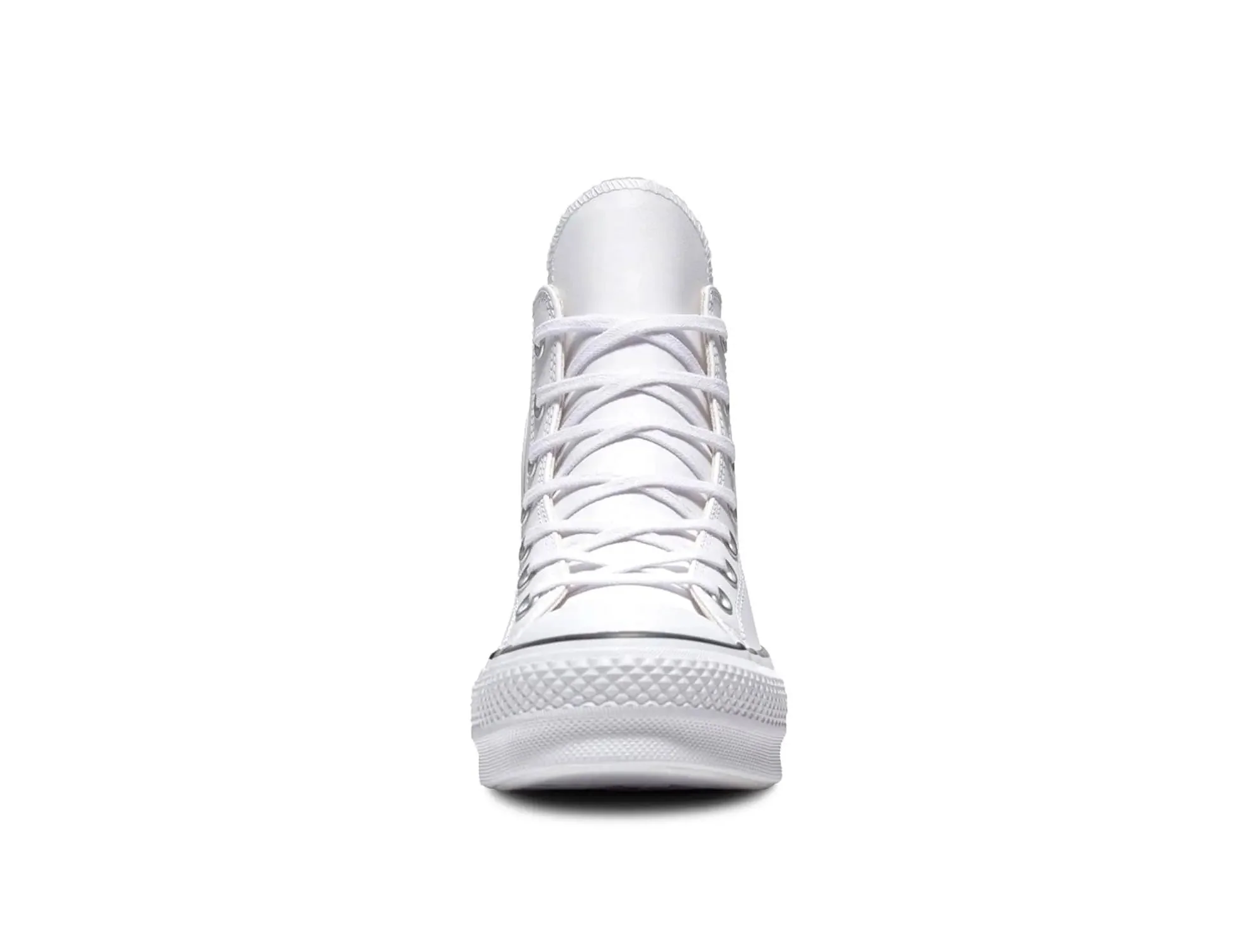 Zapatilla Converse Chuck Taylor Plataforma Cuero Hi Mujer Blanco - Image 3