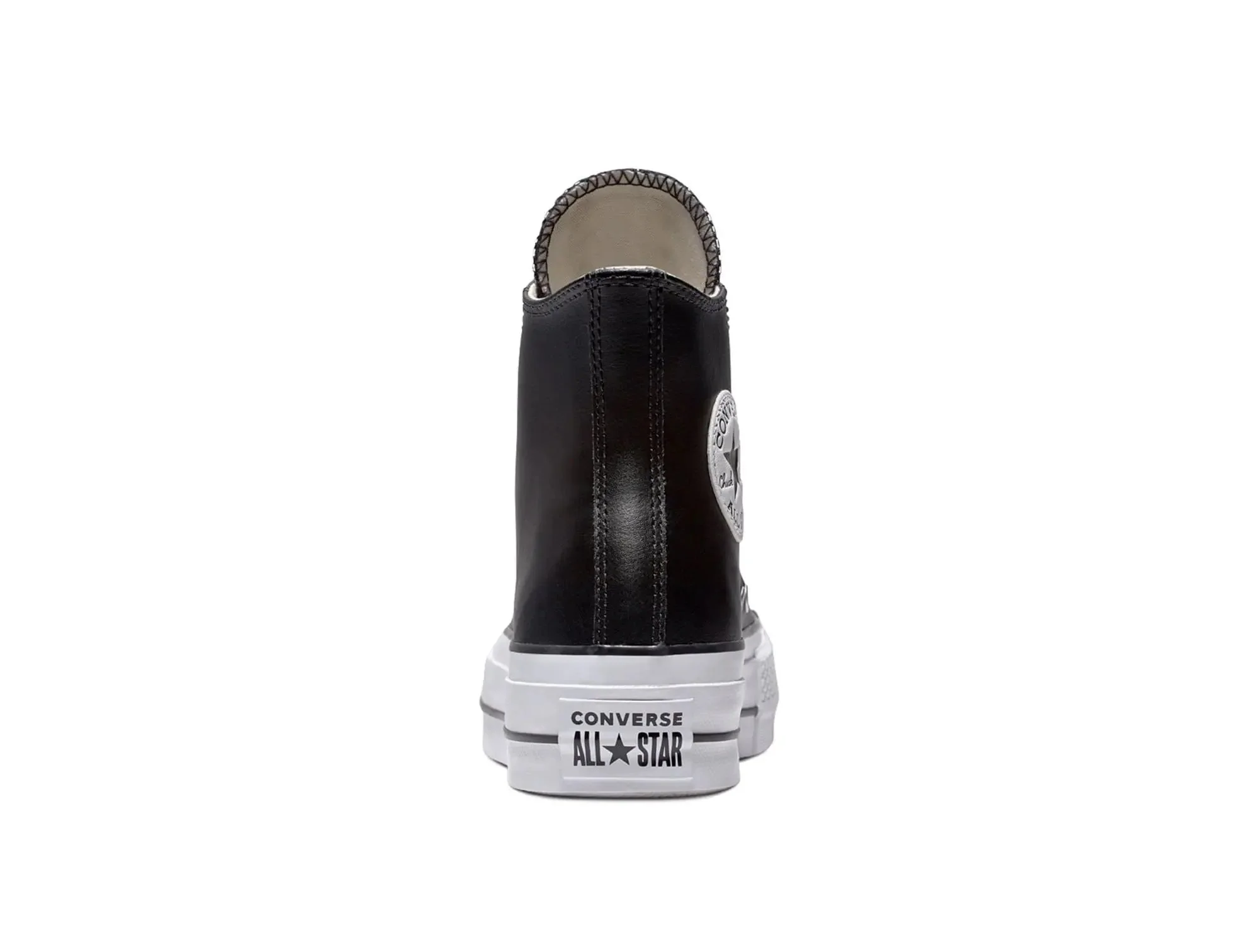 Zapatilla Converse Chuck Taylor Plataforma Cuero Hi Mujer Negro - Image 4