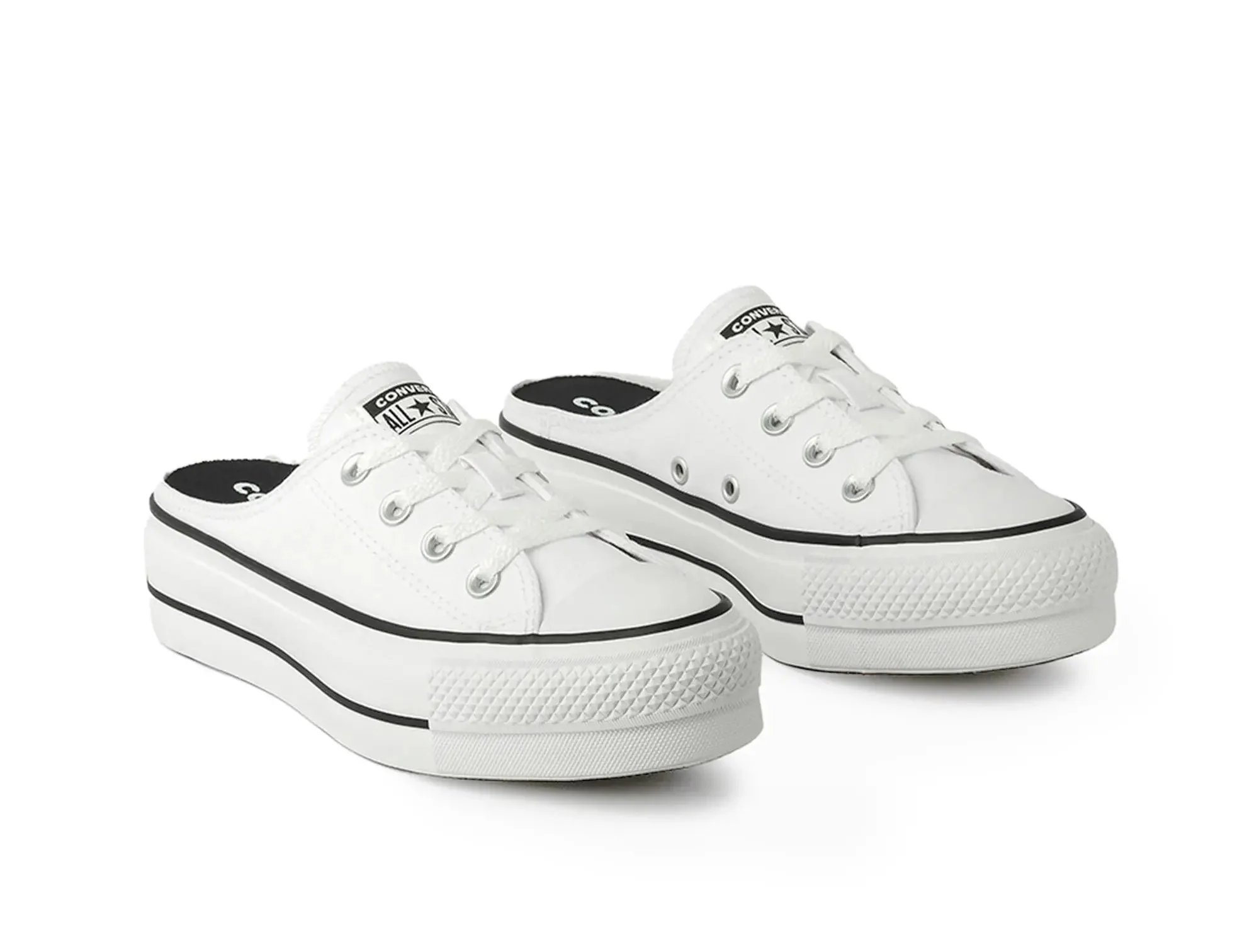 Zapatilla Converse Chuck Taylor Plataforma Mule Mujer Blanco - Image 3