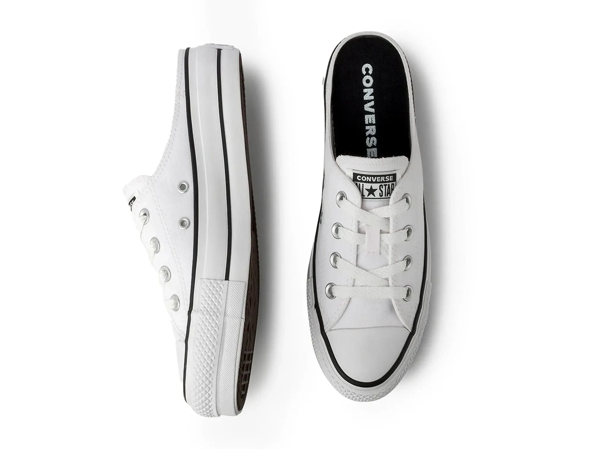 Zapatilla Converse Chuck Taylor Plataforma Mule Mujer Blanco - Image 4