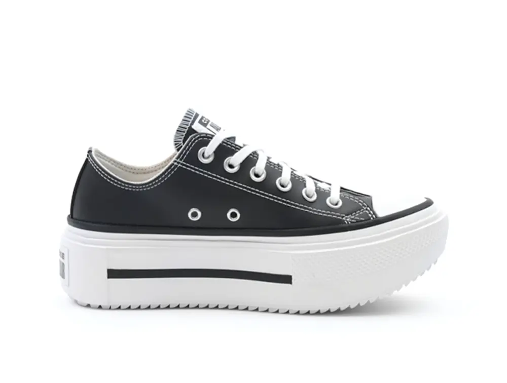 Zapatilla Converse Double Stack Mujer Negro