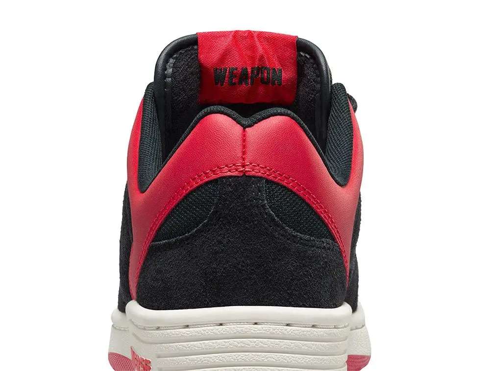 Zapatilla Converse Weapon Hombre Negro Rojo - Image 3