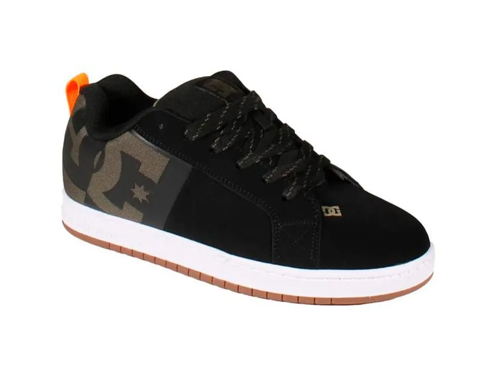 Zapatilla Dc Court Graffik Sq Hombre Negro-Olivo - Image 2