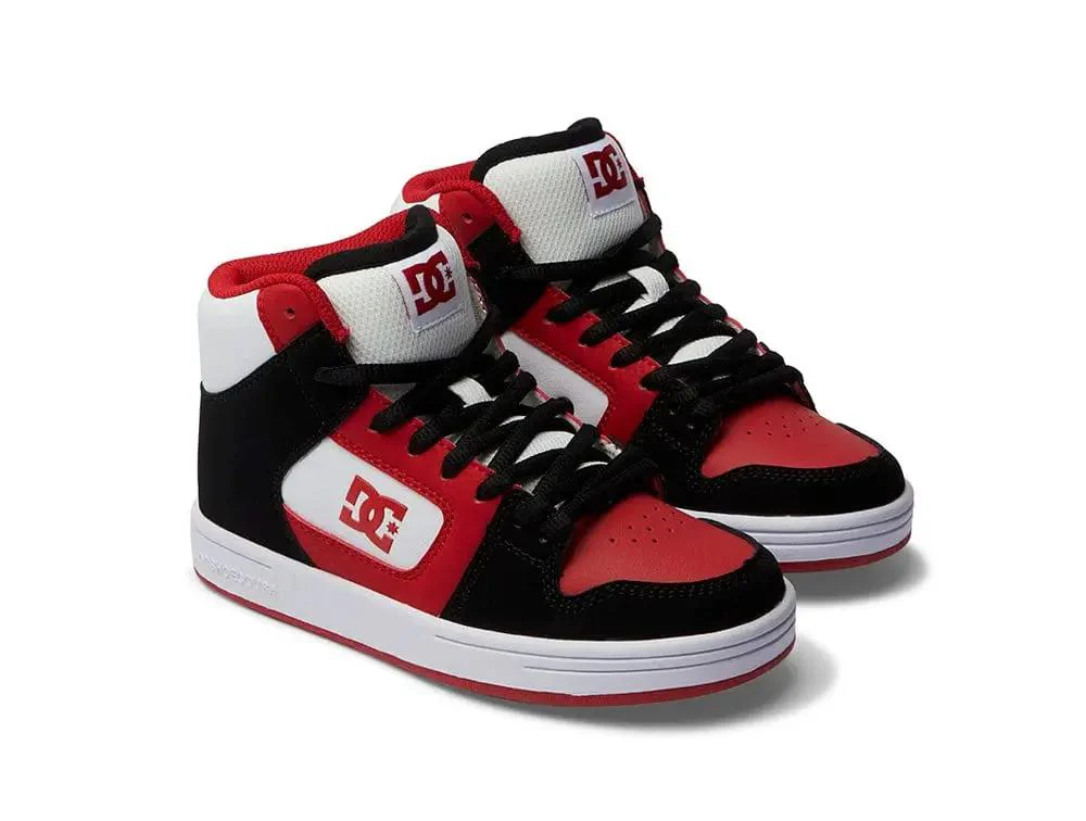 Zapatilla Dc Manteca 4 Hi Niños Rojo - Image 6