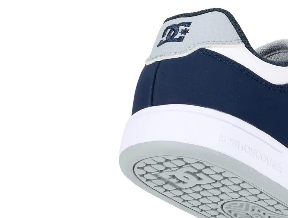 Zapatilla Dc Manteca 4 V Niños Gris Azul - Image 5