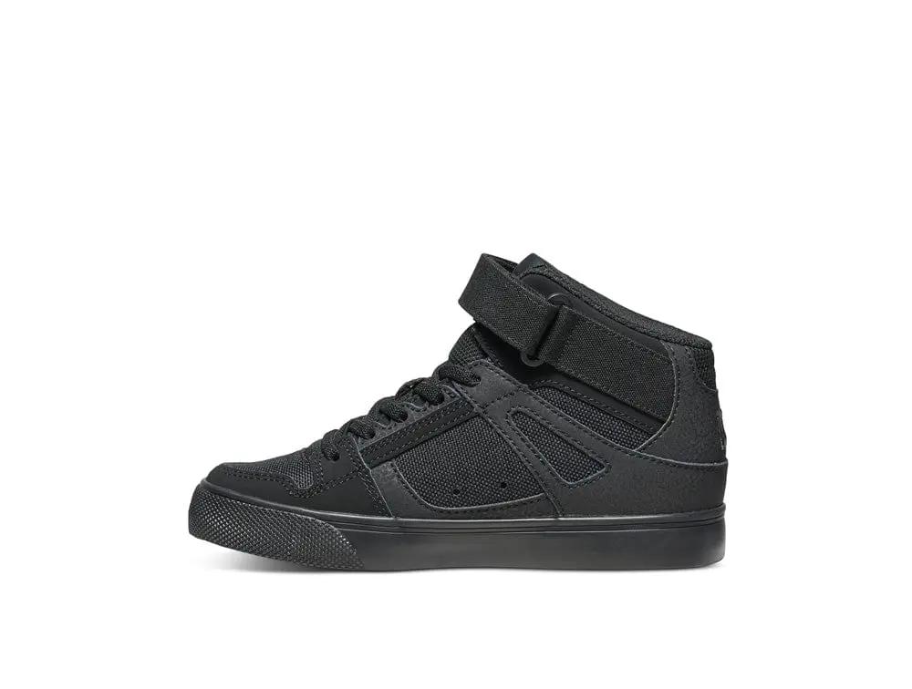 Zapatilla Dc Pure High-Top Niños Mono Negro - Image 3