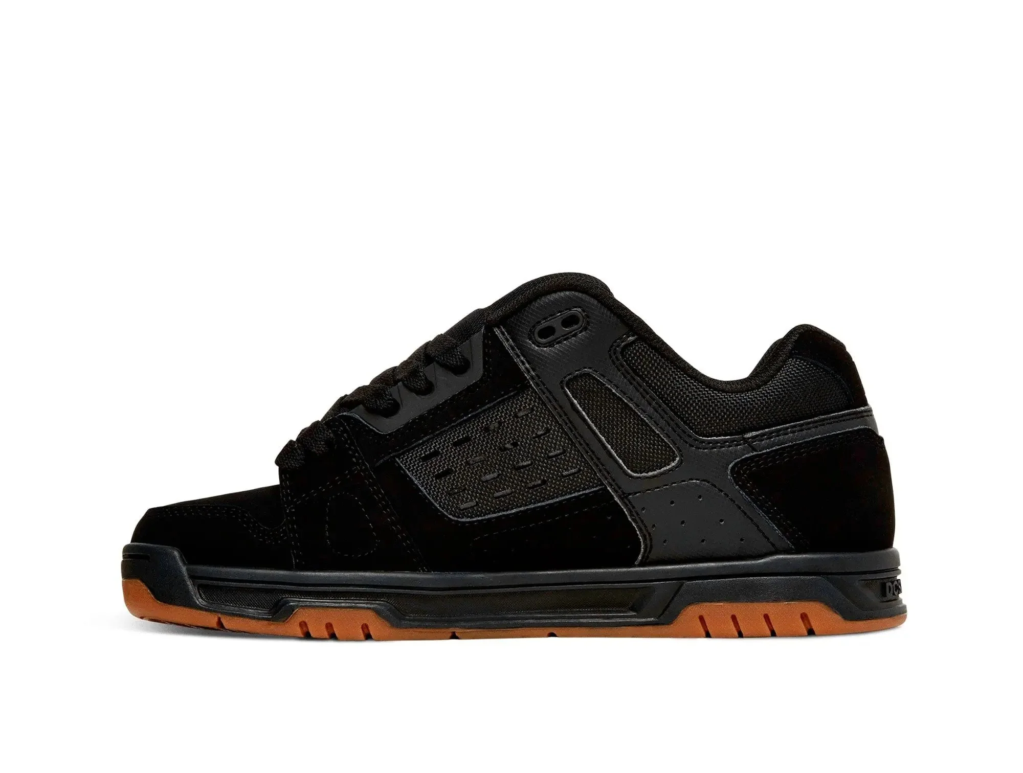 Zapatilla Dc Stag Hombre Negro - Suela Negro Gum - Image 3