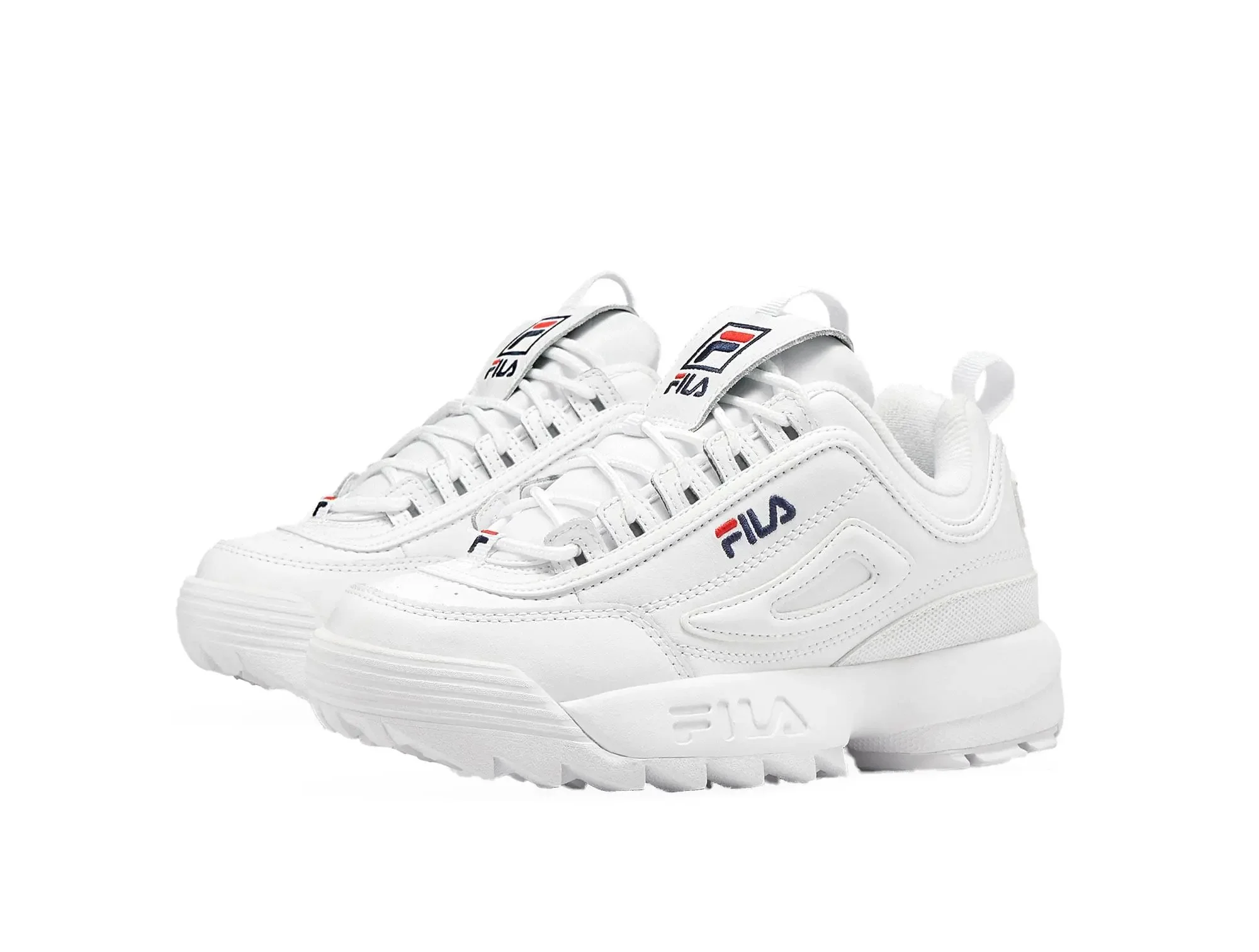 Zapatilla Fila Disruptor II Premium Mujer Mono Blanco - Image 3