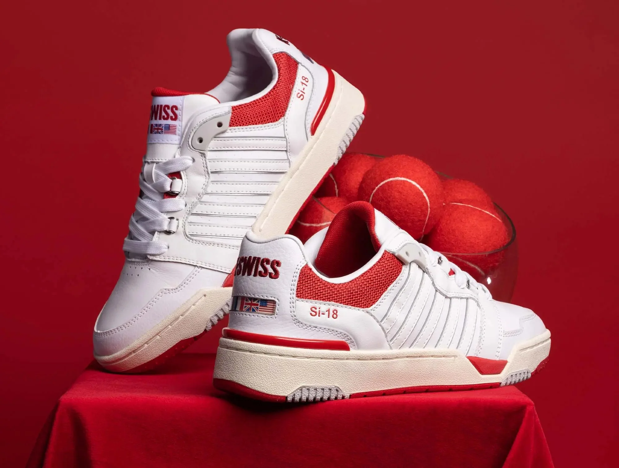 Zapatilla Kswiss Si-18 Rival Hombre Rojo - Image 4