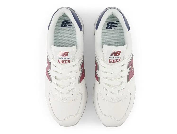 Zapatilla New Balance 574 Stacked Mujer Blanco - Image 3