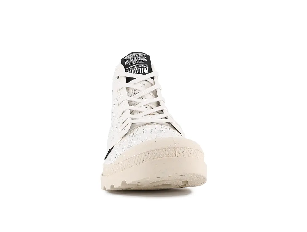 Zapatilla Palladium Pampa Stranger Things (Demodog) Unisex Blanco - Image 6