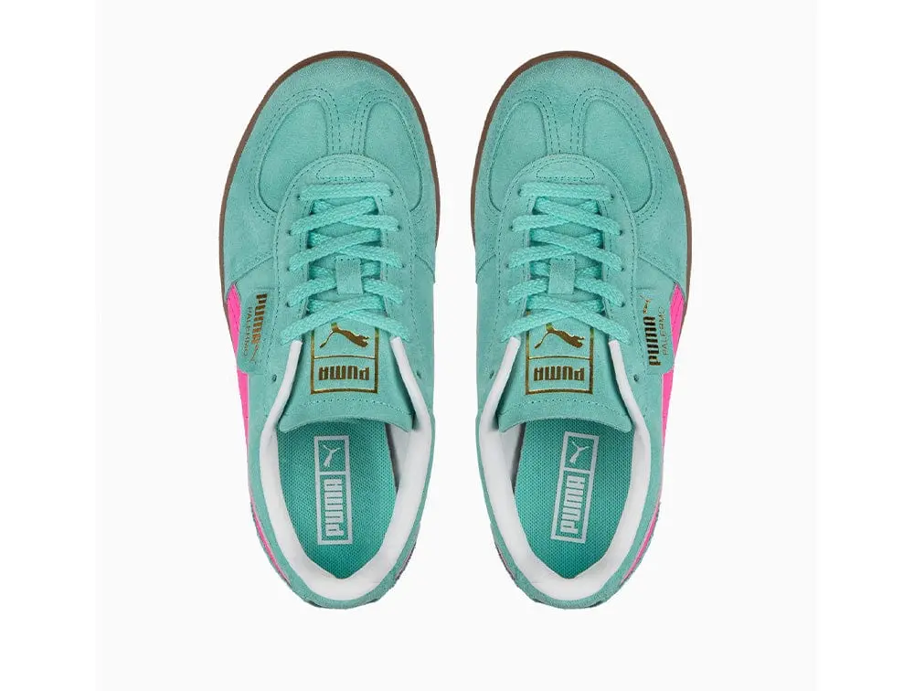 Zapatilla Puma Palermo Elevata Mujer Celeste/Gum - Image 4