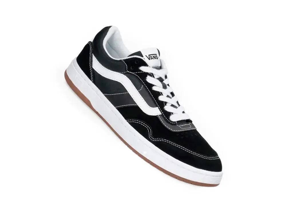 Zapatilla Vans Cruze 3.0 Hombre Negro - Blanco - Suela Blanco Gum - Image 3