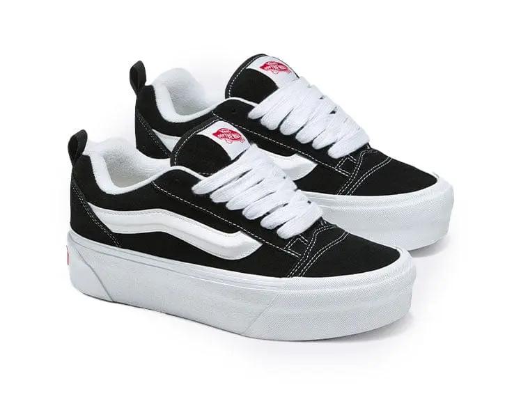 Zapatilla Vans Knu Stack Plataforma Mujer Negro - Image 4